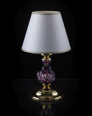 Tischlampe violett ES624114