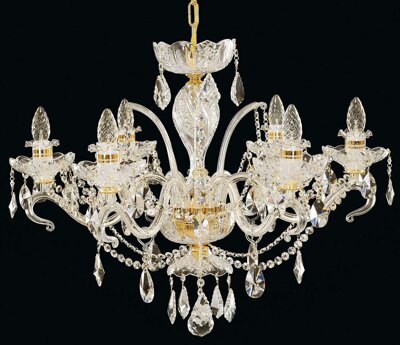 Cut glass crystal chandelier EL665619