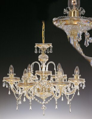 Cut glass crystal chandelier EL650603