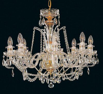 Cut glass crystal chandelier EL633895