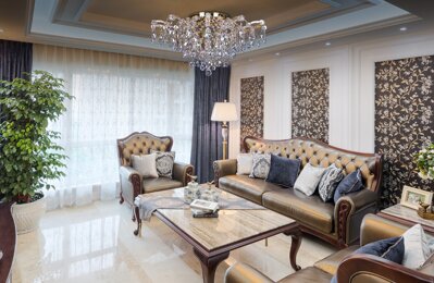 Living Room Crystal Chandeliers L429CE