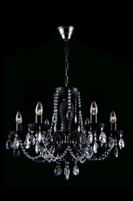 Chandelier crystal black TX852084006