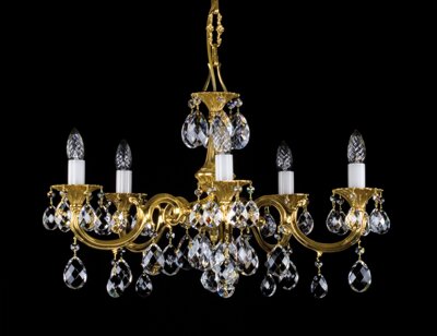 Chandelier cast brass L334CLN