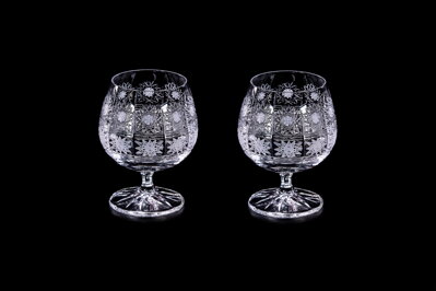 Geschnittene Rumgläser Set 2St 12010-250ml