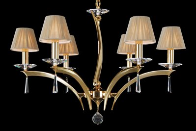 Chandelier brass LLCH06Sirm