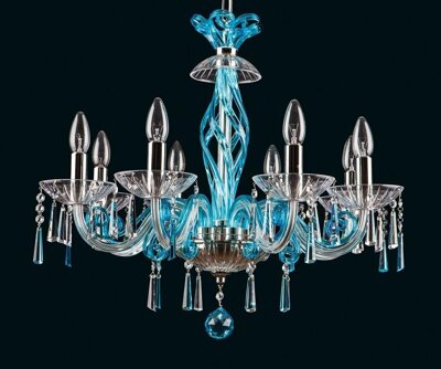 Chandelier crystal blue EL41883033