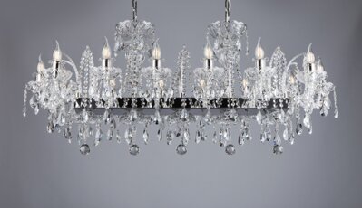 Chandelier crystal modern EL1021402 OVALPB 