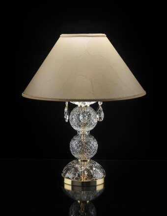 Tischlampe mit Kristallfuß ES137102-2PB