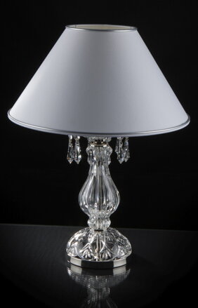 Tischlampe mit Kristallfuß ES101103