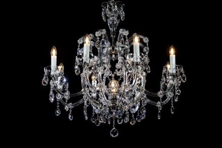 Kronleuchter Maria Theresia BXL10908N209black