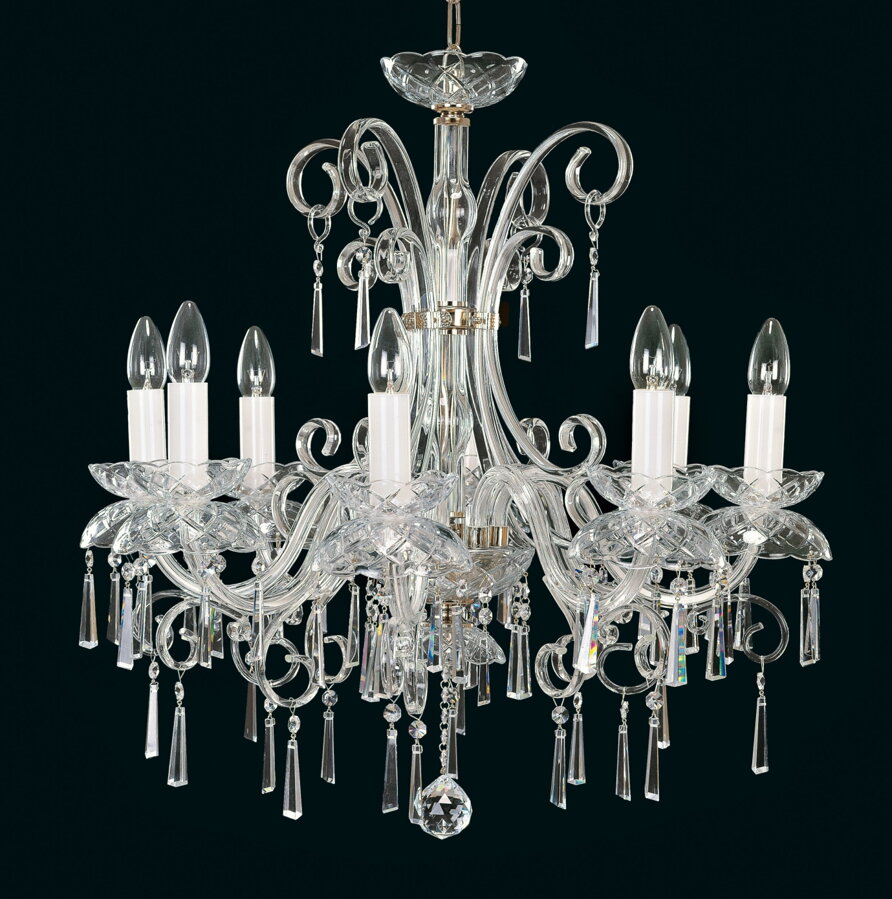 Glass chandelier EL413803