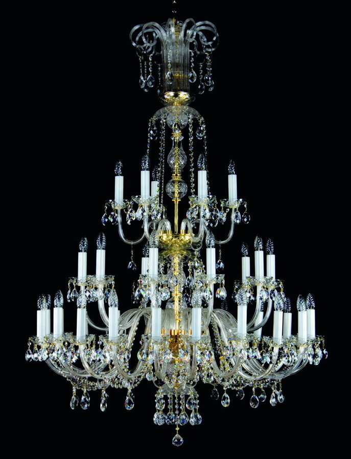 Big crystal chandelier L09001CLN