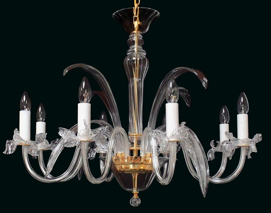 Clear Glass Chandelier EL450800