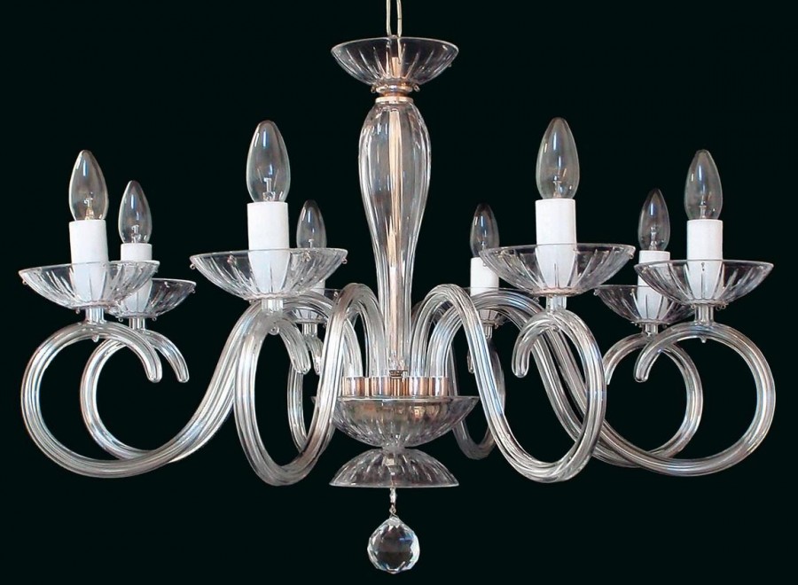 Clear Glass Chandelier EL2248024