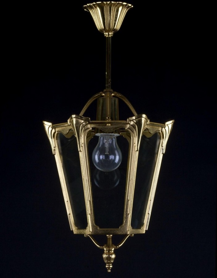 Brass chandelier L382