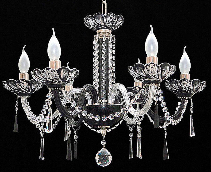 Glass chandelier EL668618