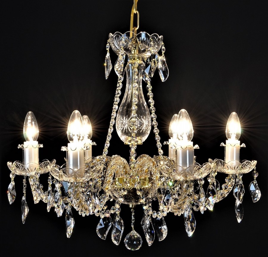 Cut glass crystal chandelier LW142062100G