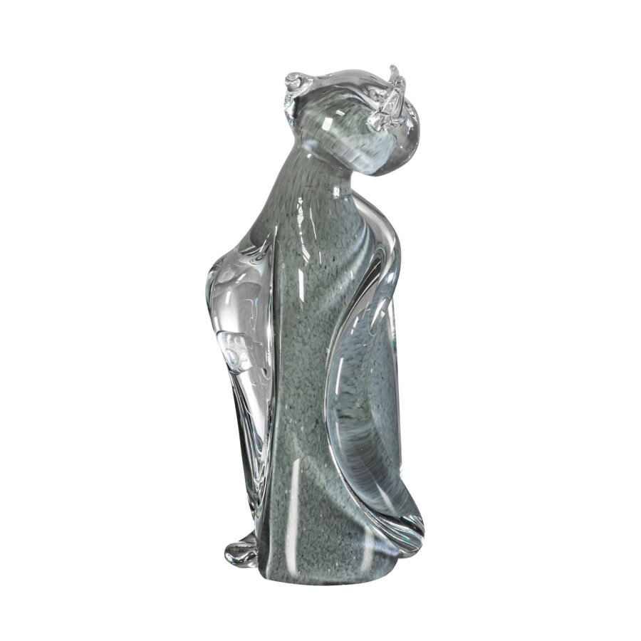 Стеклянная статуэтка - кошка JA/KOS/SE