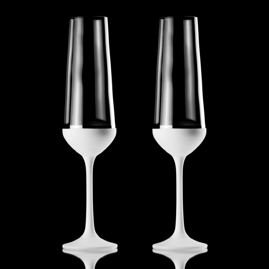 Glasses for sparkling wine set 2 pcs PAS42340728200W
