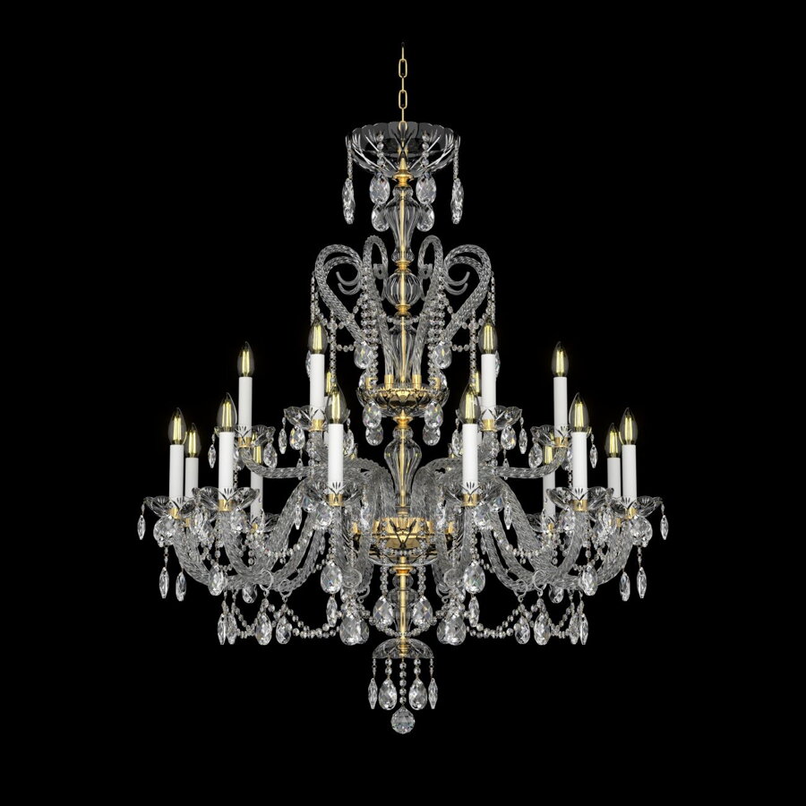 Crystal chandelier luxury EL13812+601PB