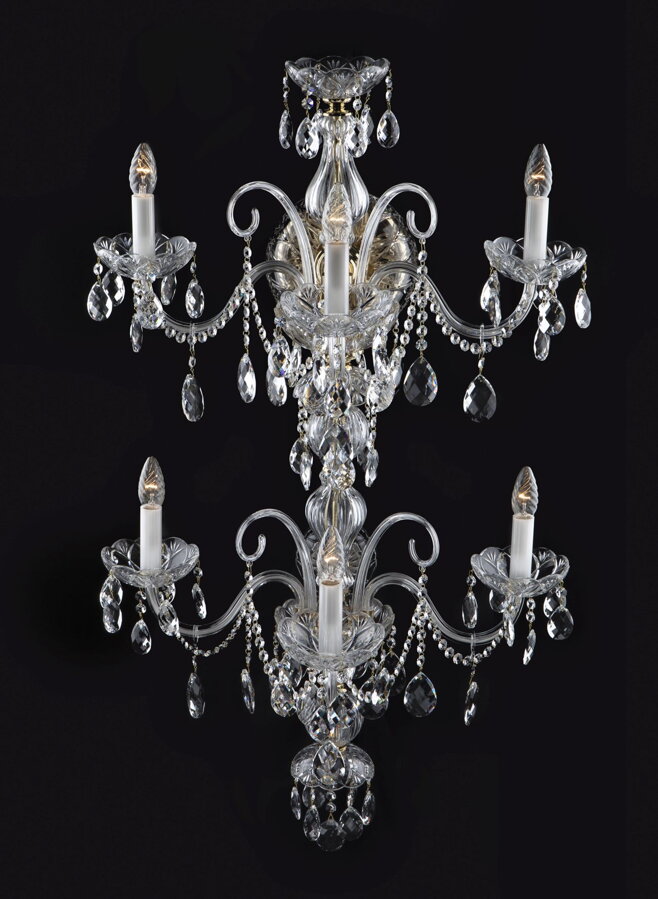 Crystal wall lamp EN117601PB