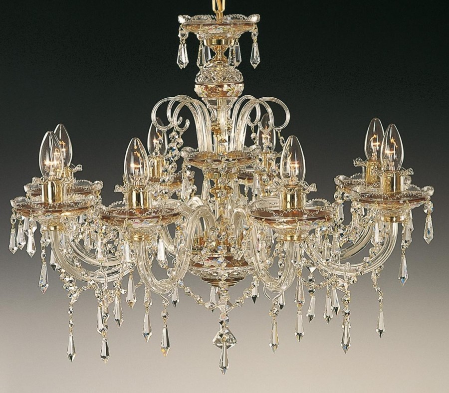 Cut glass crystal chandelier EL650803