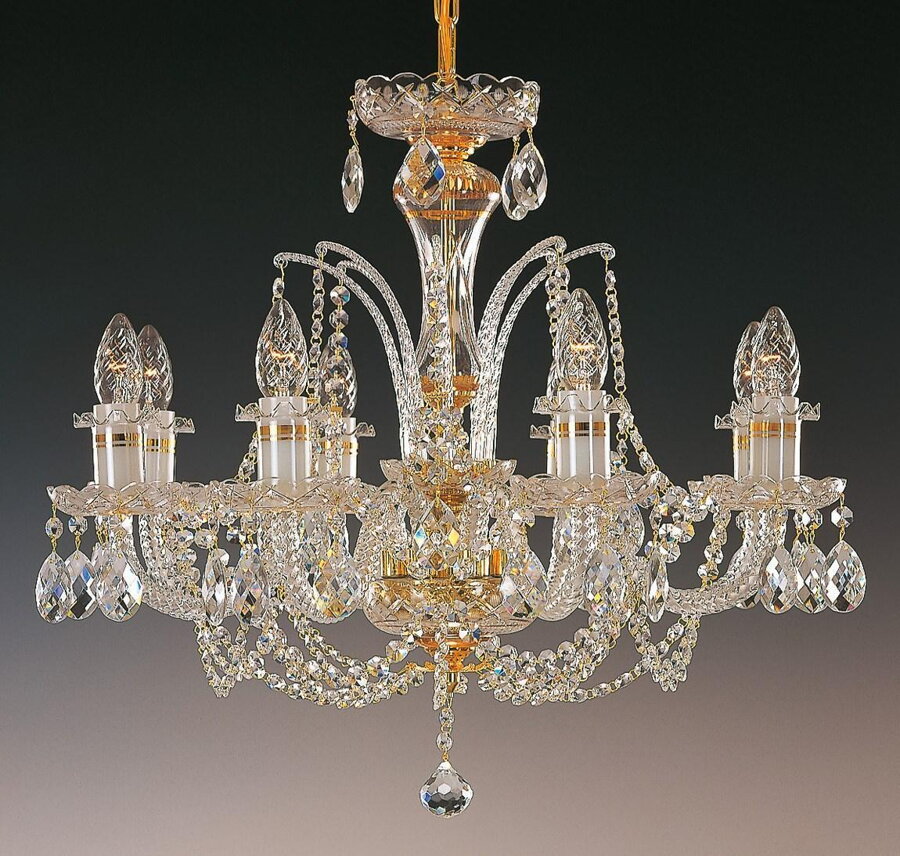 Cut glass crystal chandelier EL630895